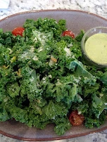 Kale Basil Caesar Salad