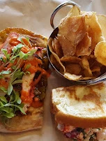 Lobster Roll with Homemade Potato Chips
